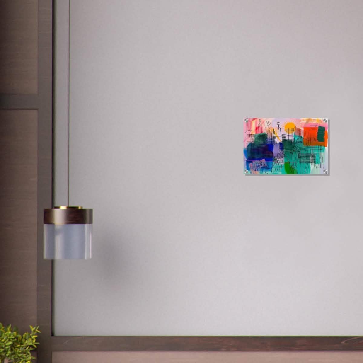 Da Vinci Abstract Art - Acrylic Print - 30x45 cm / 12x18″ -