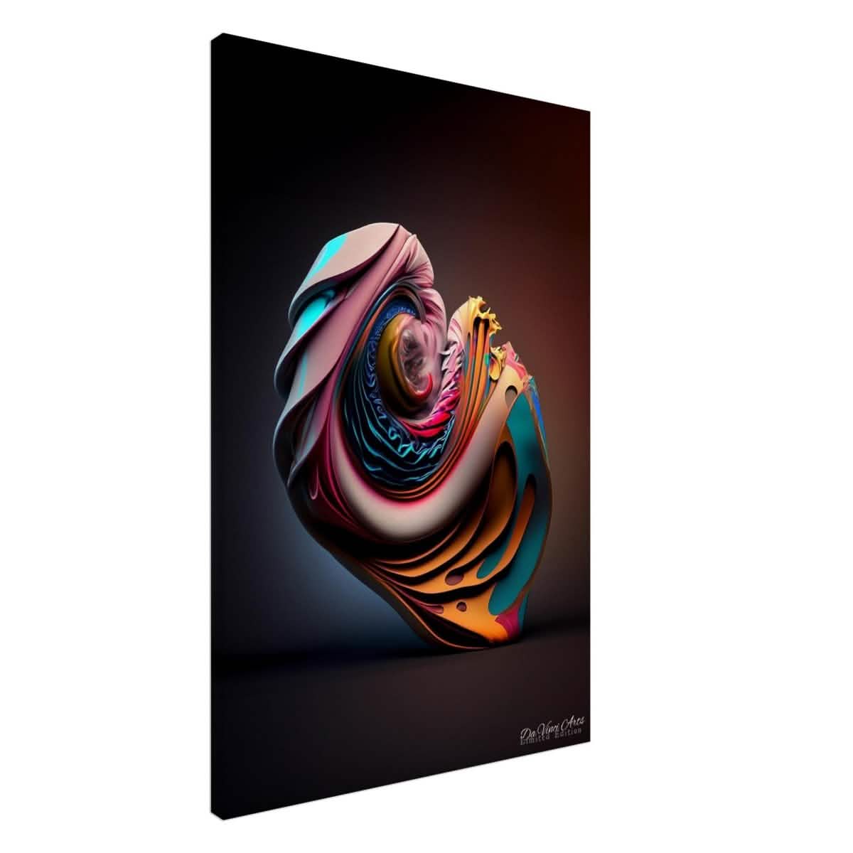 Da Vinci Abstract Art - Canvas - 60x90 cm / 24x36″ - Slim