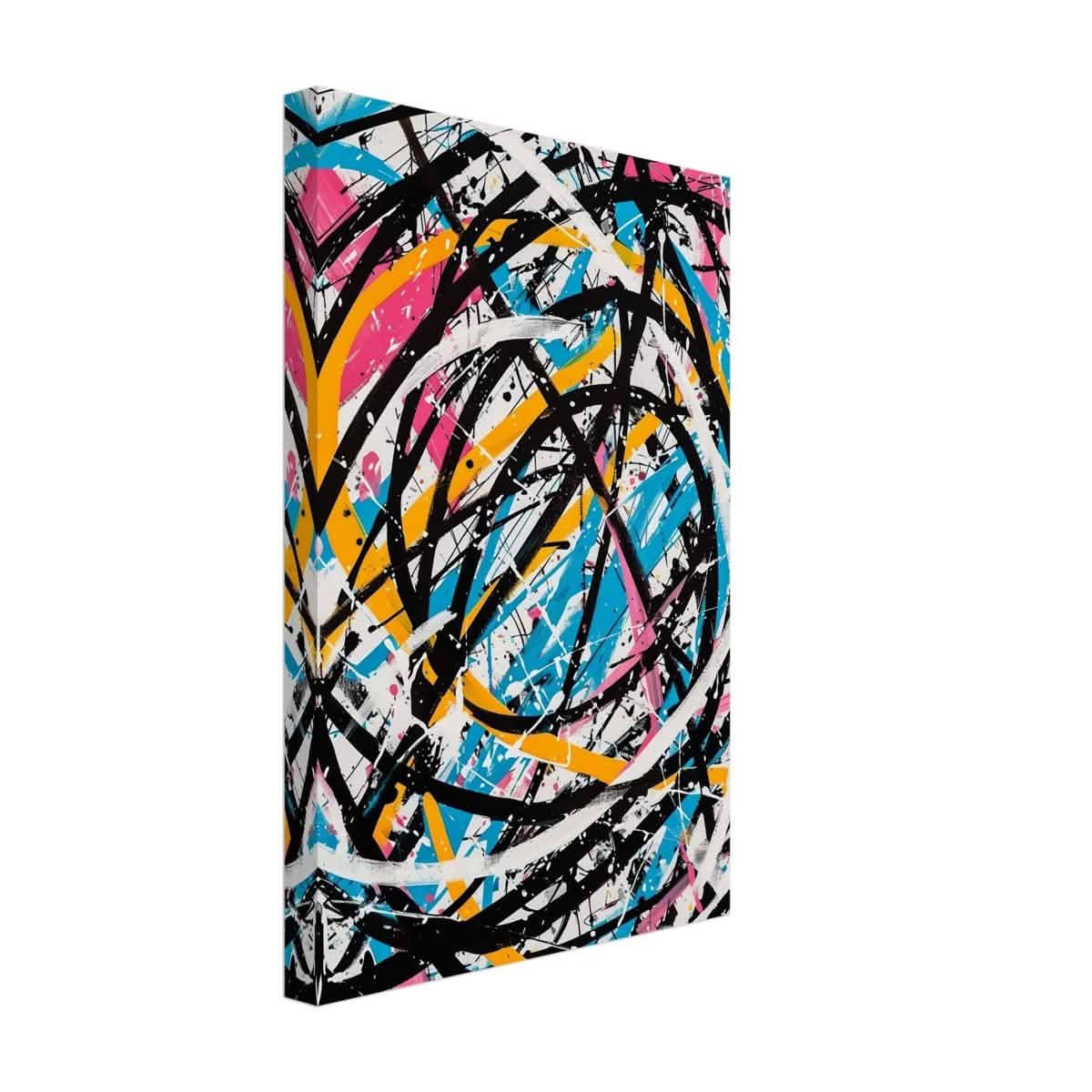 Da Vinci Abstract expressionism Wall Art - Canvas - 30x45 cm / 12x18″ - Thick