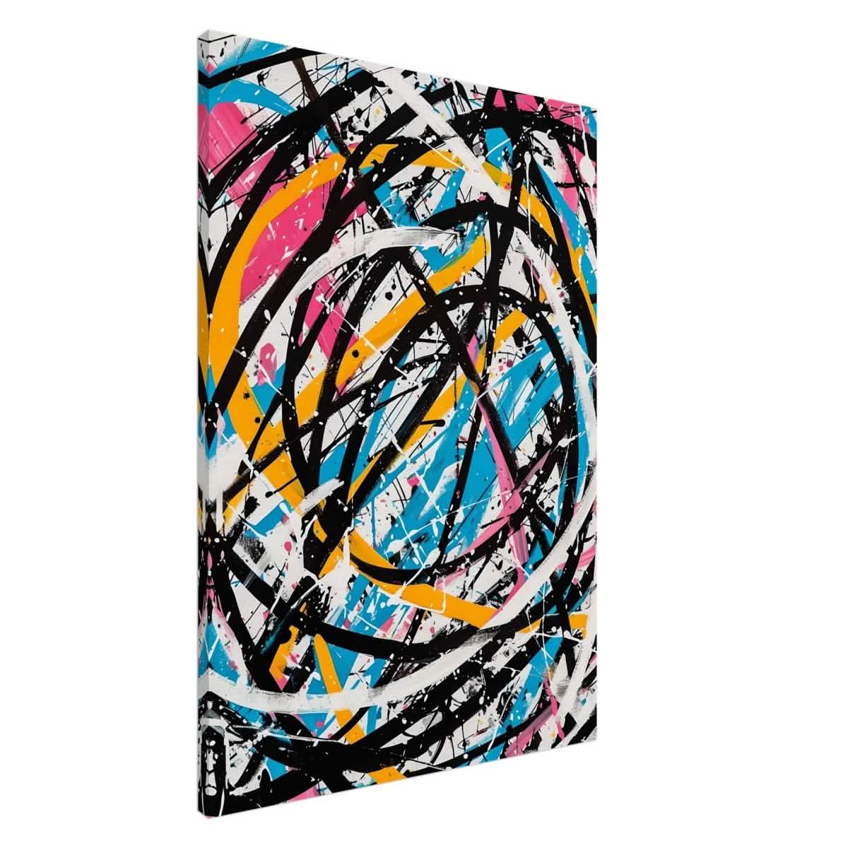 Da Vinci Abstract expressionism Wall Art - Canvas - 70x100 cm / 28x40″ - Slim