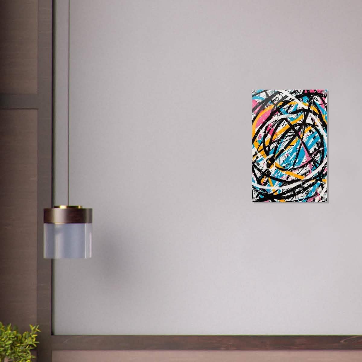 Da Vinci Abstract expressionism Wall Art - Acrylic Print - 40x60 cm / 16x24″ -