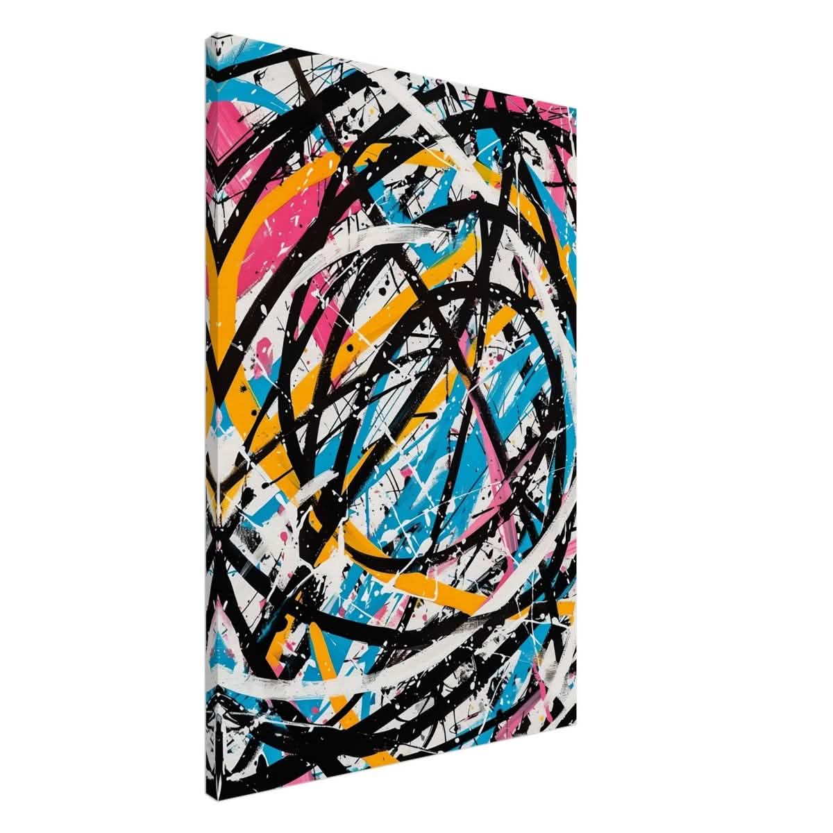 Da Vinci Abstract expressionism Wall Art - Canvas - 60x90 cm / 24x36″ - Slim