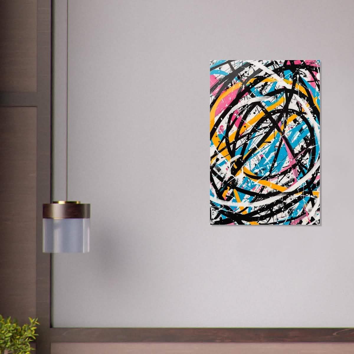 Da Vinci Abstract expressionism Wall Art - Acrylic Print - 60x90 cm / 24x36″ -