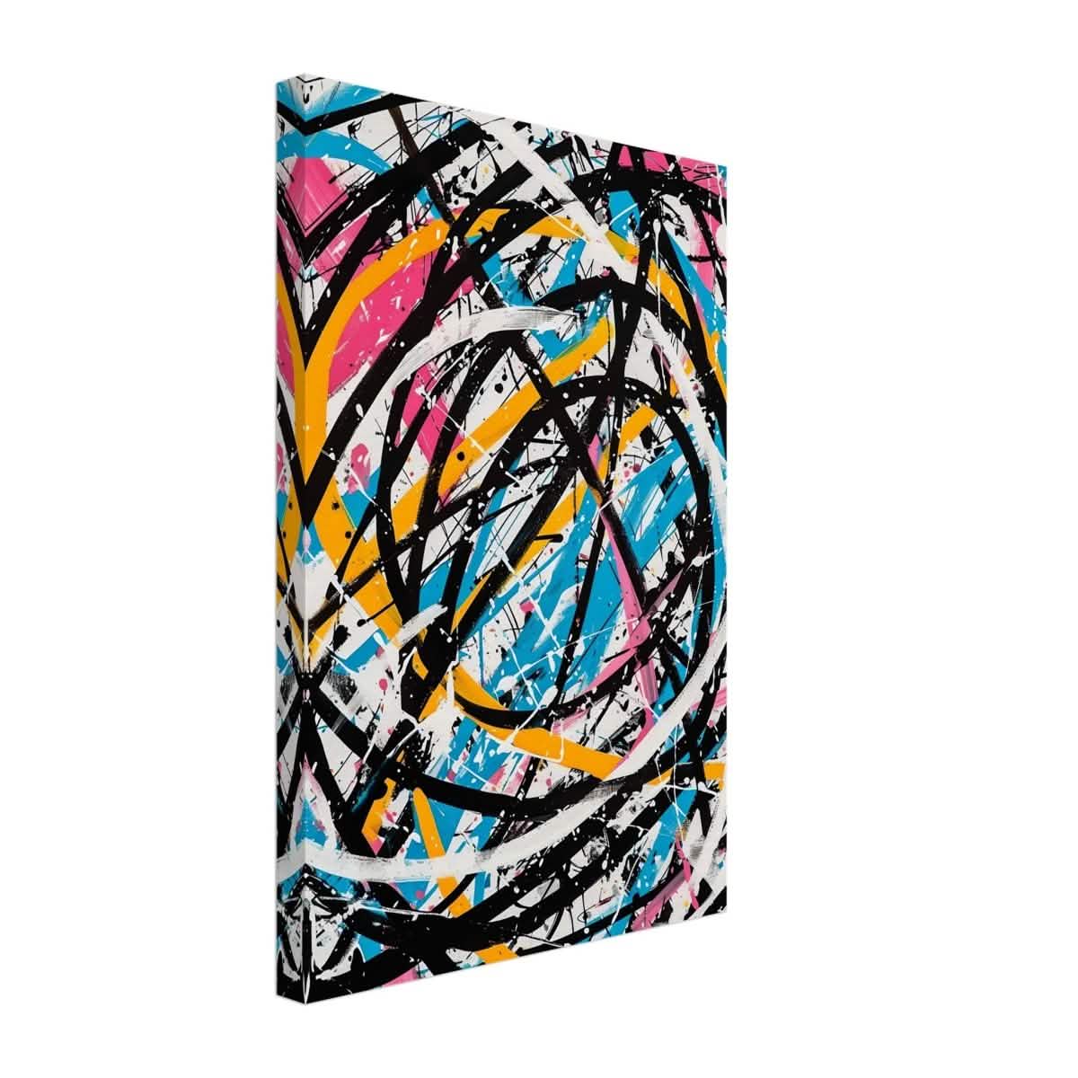 Da Vinci Abstract expressionism Wall Art - Canvas - 30x45 cm / 12x18″ - Slim