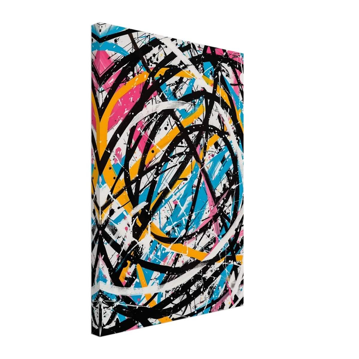 Da Vinci Abstract expressionism Wall Art - Canvas - 40x60 cm / 16x24″ - Thick