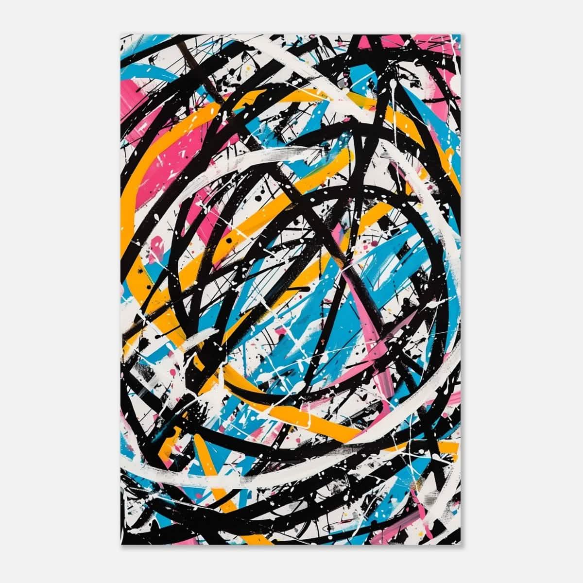 Da Vinci Abstract expressionism Wall Art - Aluminum Print - 40x60 cm / 16x24″ -