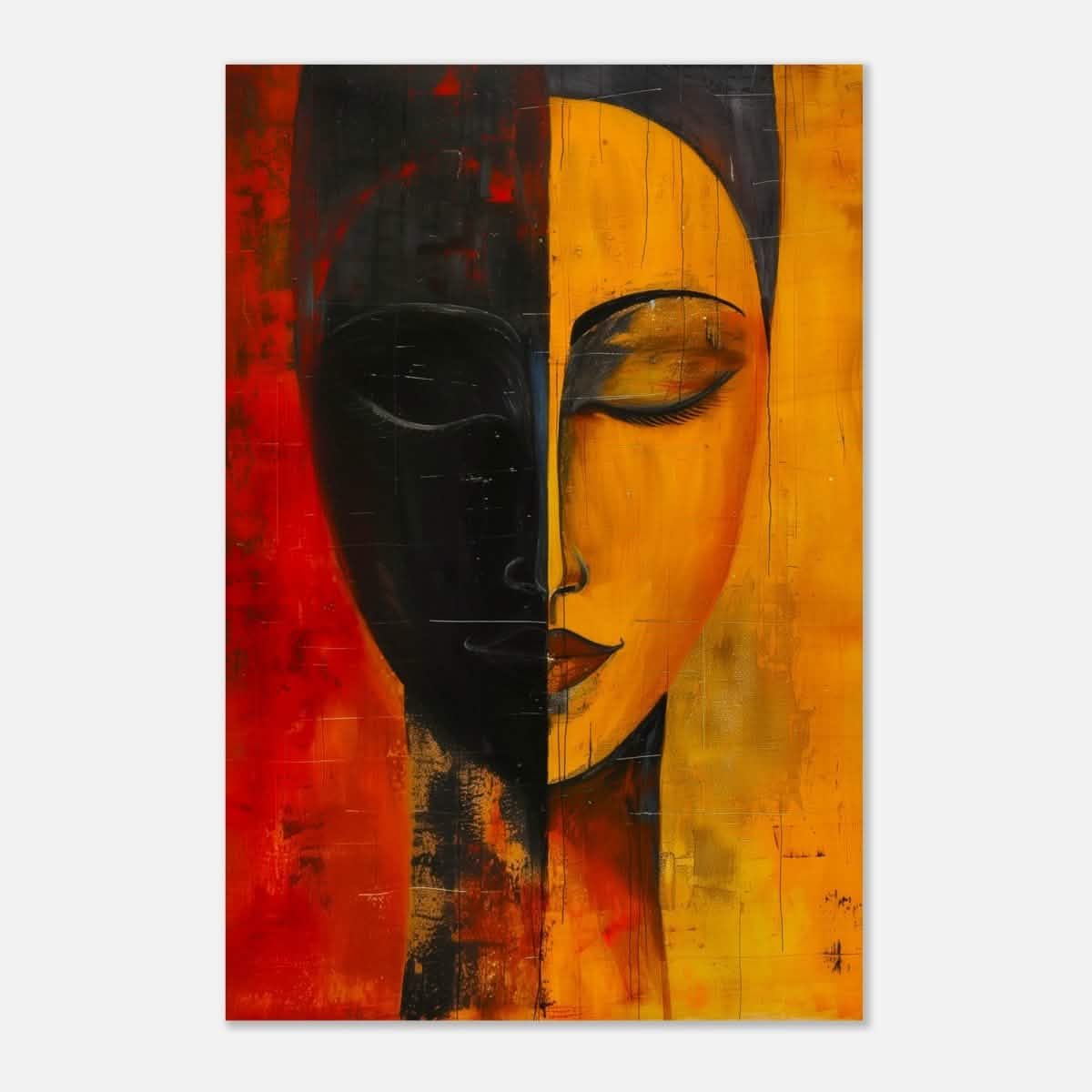 Da Vinci Abstract Geometric Wall art print - Wood Prints - 40x60 cm / 16x24″ - 20 mm