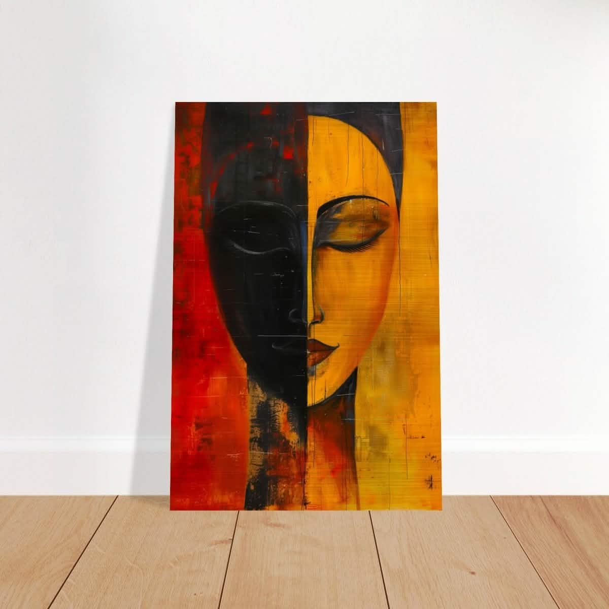 Da Vinci Abstract Geometric Wall art print - Brushed Aluminum Print - 30x45 cm / 12x18″ -