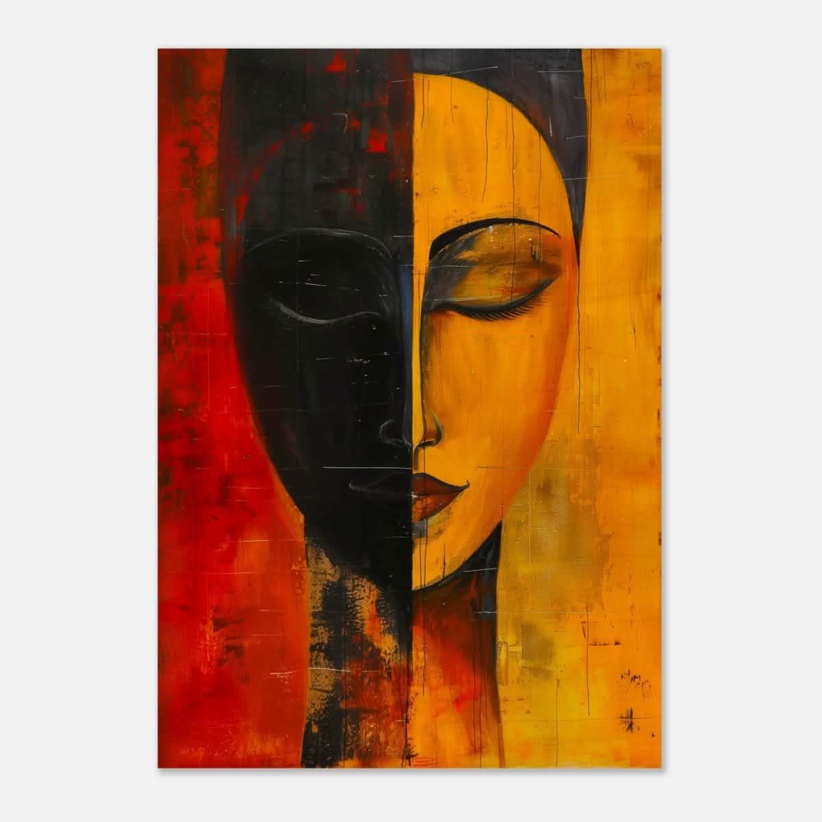 Da Vinci Abstract Geometric Wall art print - Wood Prints - 70x100 cm / 28x40″ - 10 mm