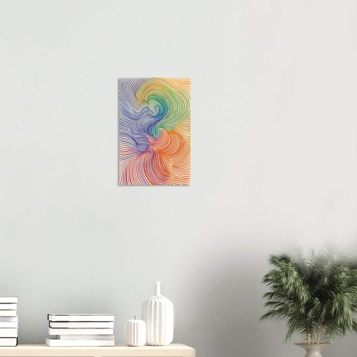 Da Vinci Abstract Minimalist Art - Wood Prints - 30x45 cm / 12x18″ - 10 mm