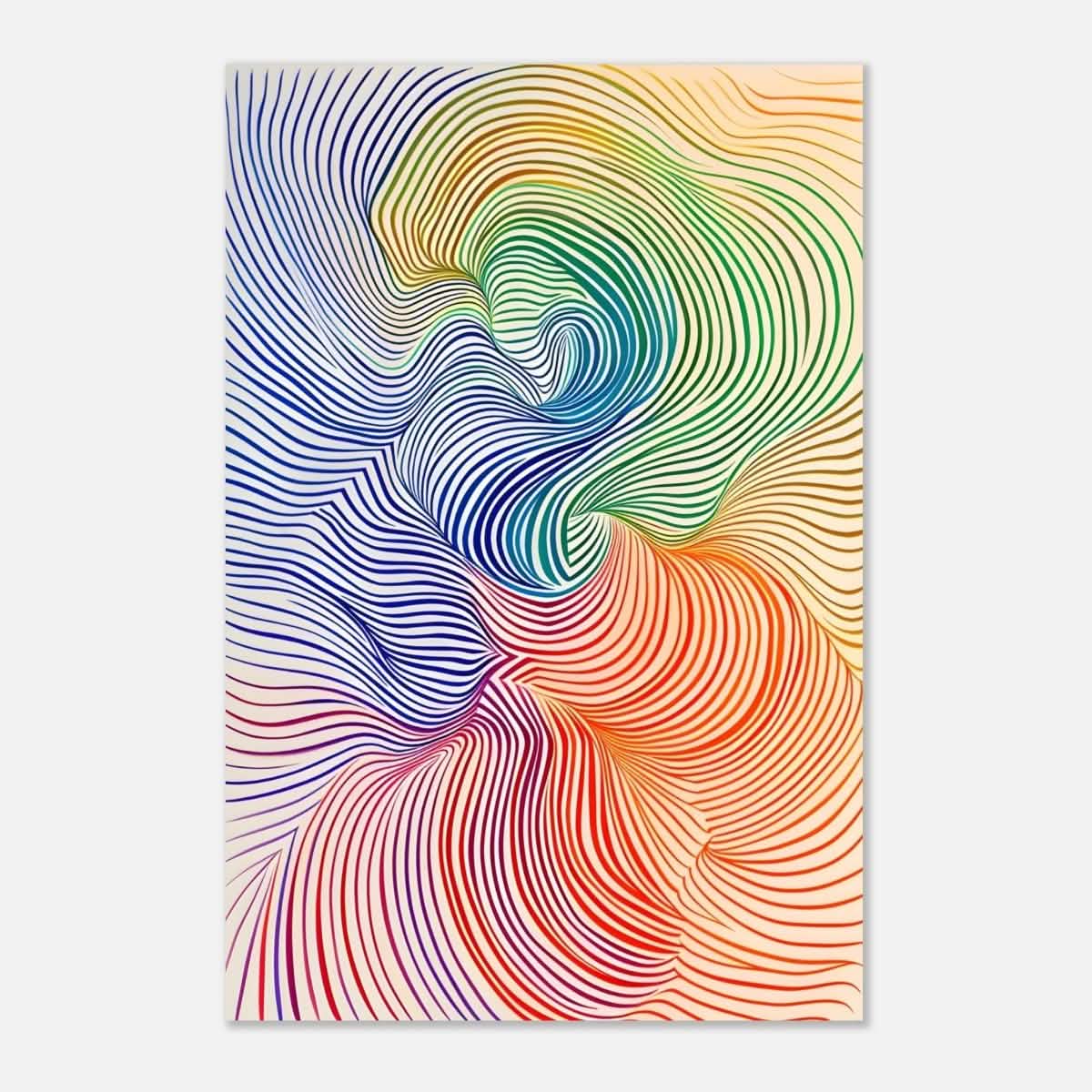 Da Vinci Abstract Minimalist Art - Aluminum Print - 50x75 cm / 20x30″ -