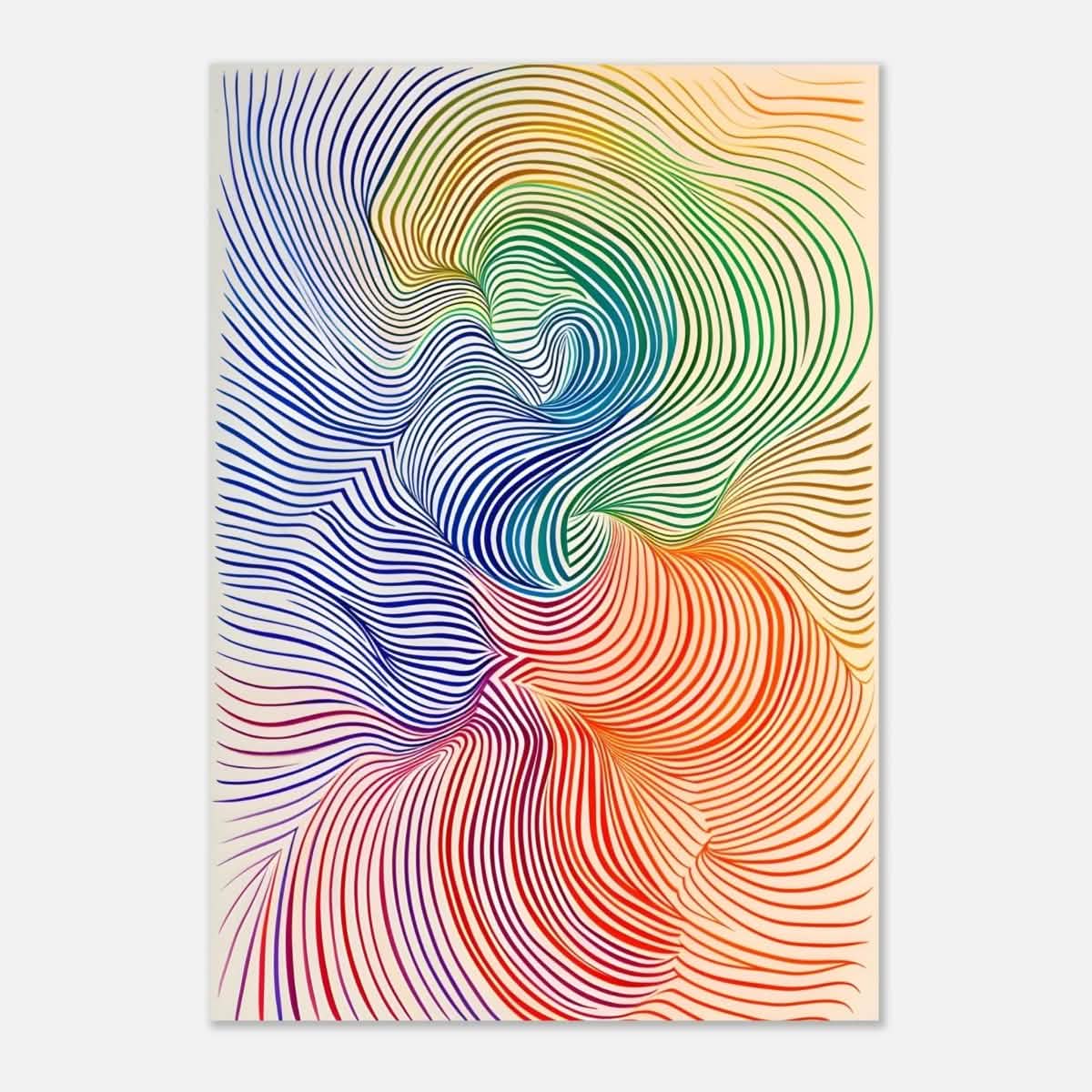 Da Vinci Abstract Minimalist Art - Aluminum Print - 70x100 cm / 28x40″ -