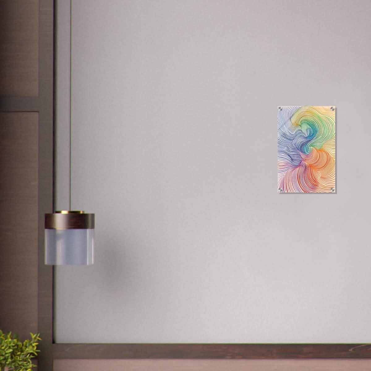 Da Vinci Abstract Minimalist Art - Acrylic Print - 30x45 cm / 12x18″ -