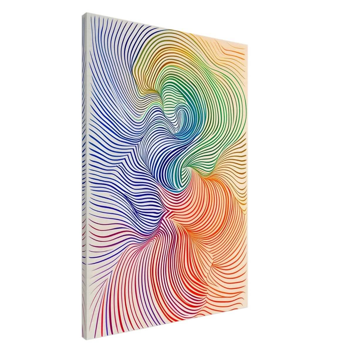 Da Vinci Abstract Minimalist Art - Canvas - 70x100 cm / 28x40″ - Slim