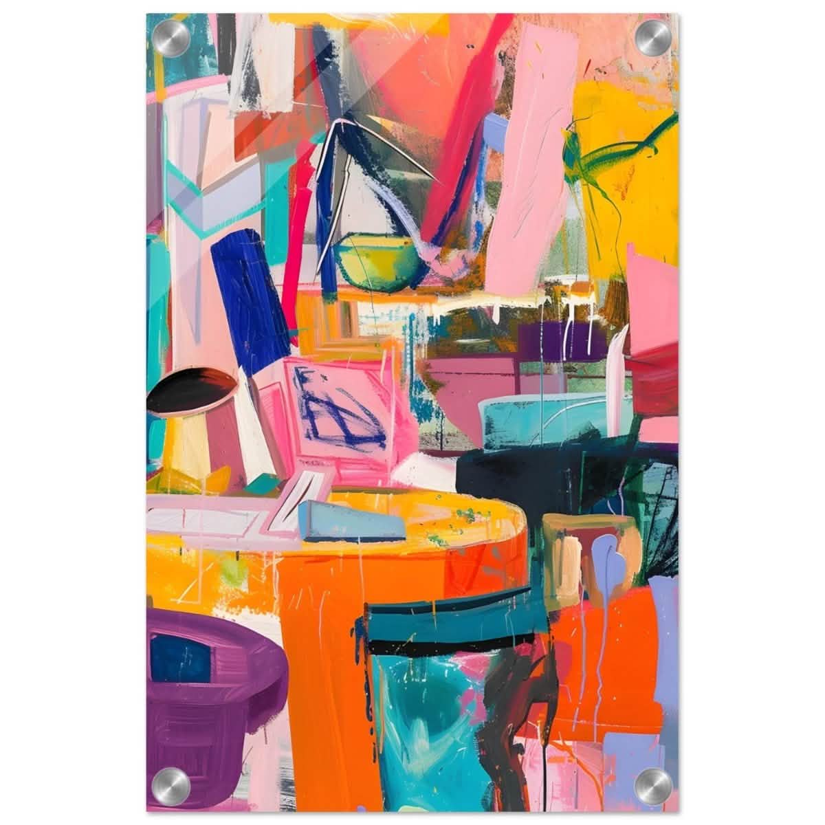 Da Vinci Abstract Modern Wall art - Acrylic Print - 30x45 cm / 12x18″ -