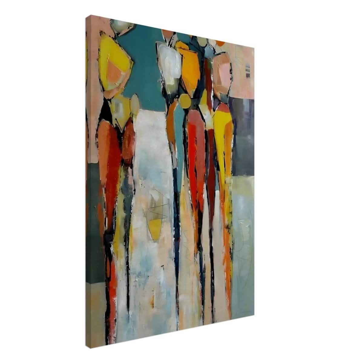 Da Vinci Abstract Modern Wall art - Canvas - 70x100 cm / 28x40″ - Thick