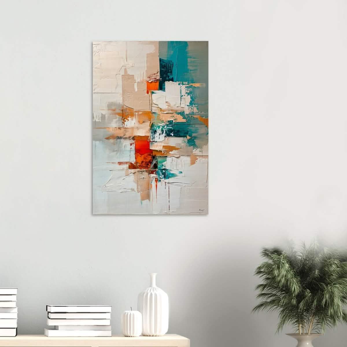 Da Vinci Abstract Modern Wall art - Wood Prints - 50x75 cm / 20x30″ - 10 mm