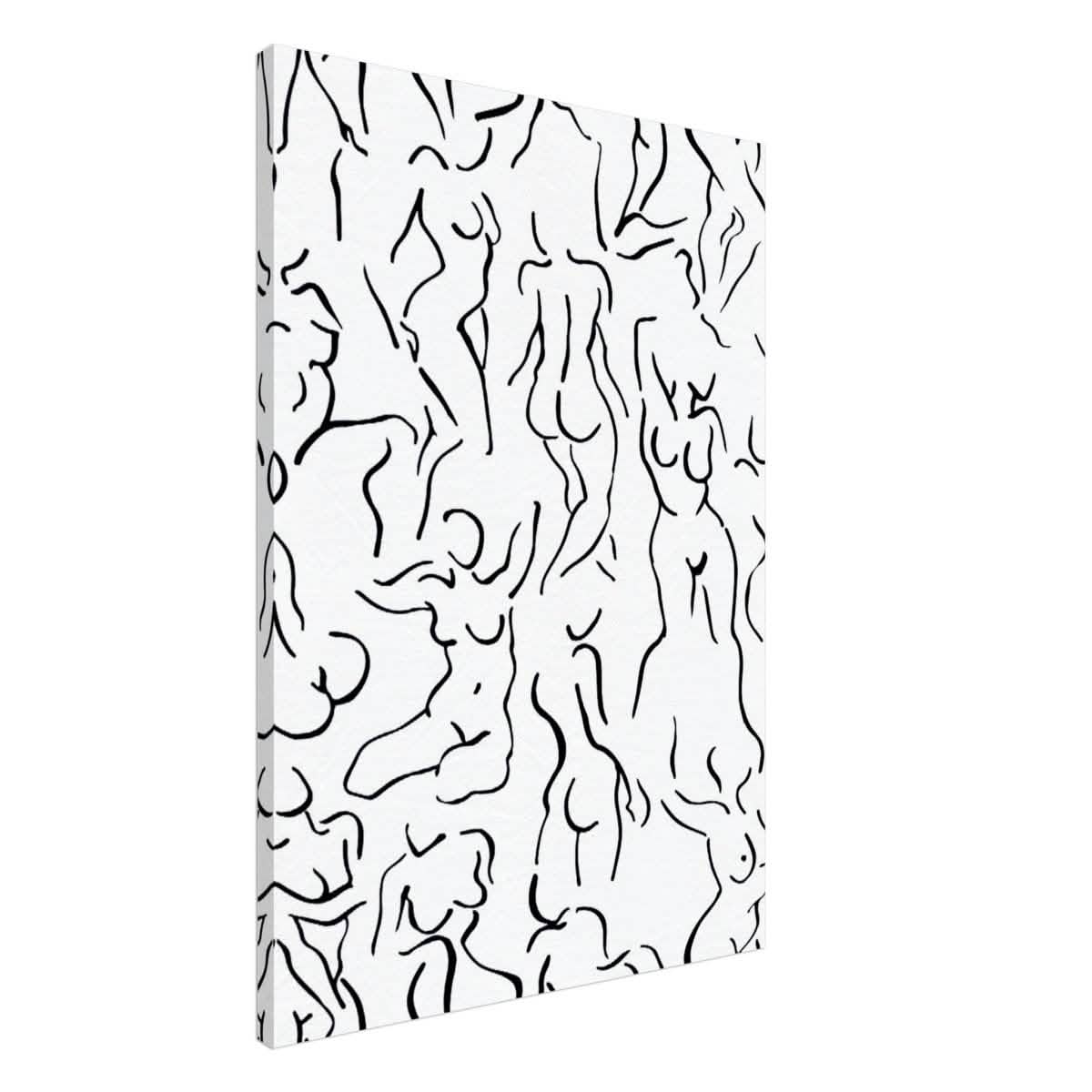 Da Vinci Abstract Modern Wall Art - Canvas - 70x100 cm / 28x40″ - Thick