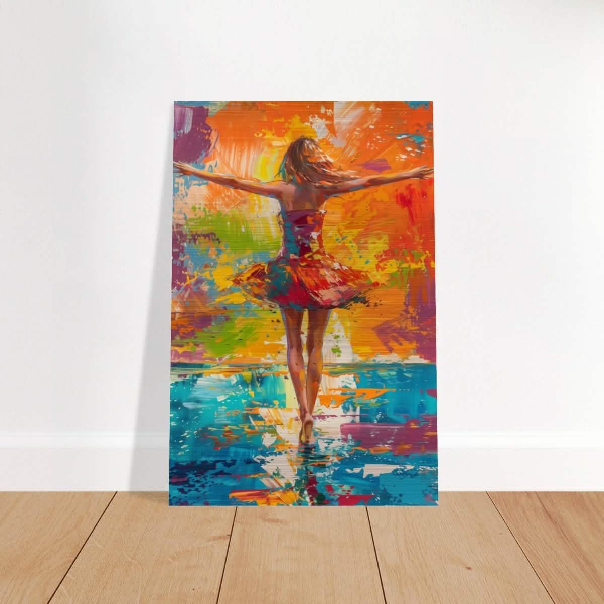 Da Vinci Abstract Modern Wall art - Brushed Aluminum Print - 50x75 cm / 20x30″ -