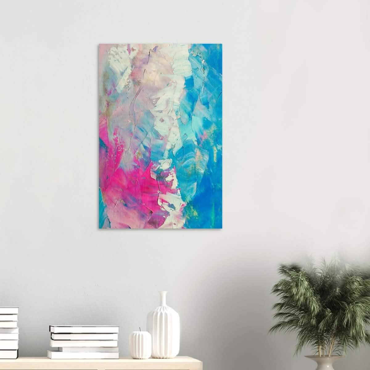 Da Vinci Abstract Modern Wall art - Wood Prints - 50x75 cm / 20x30″ - 20 mm