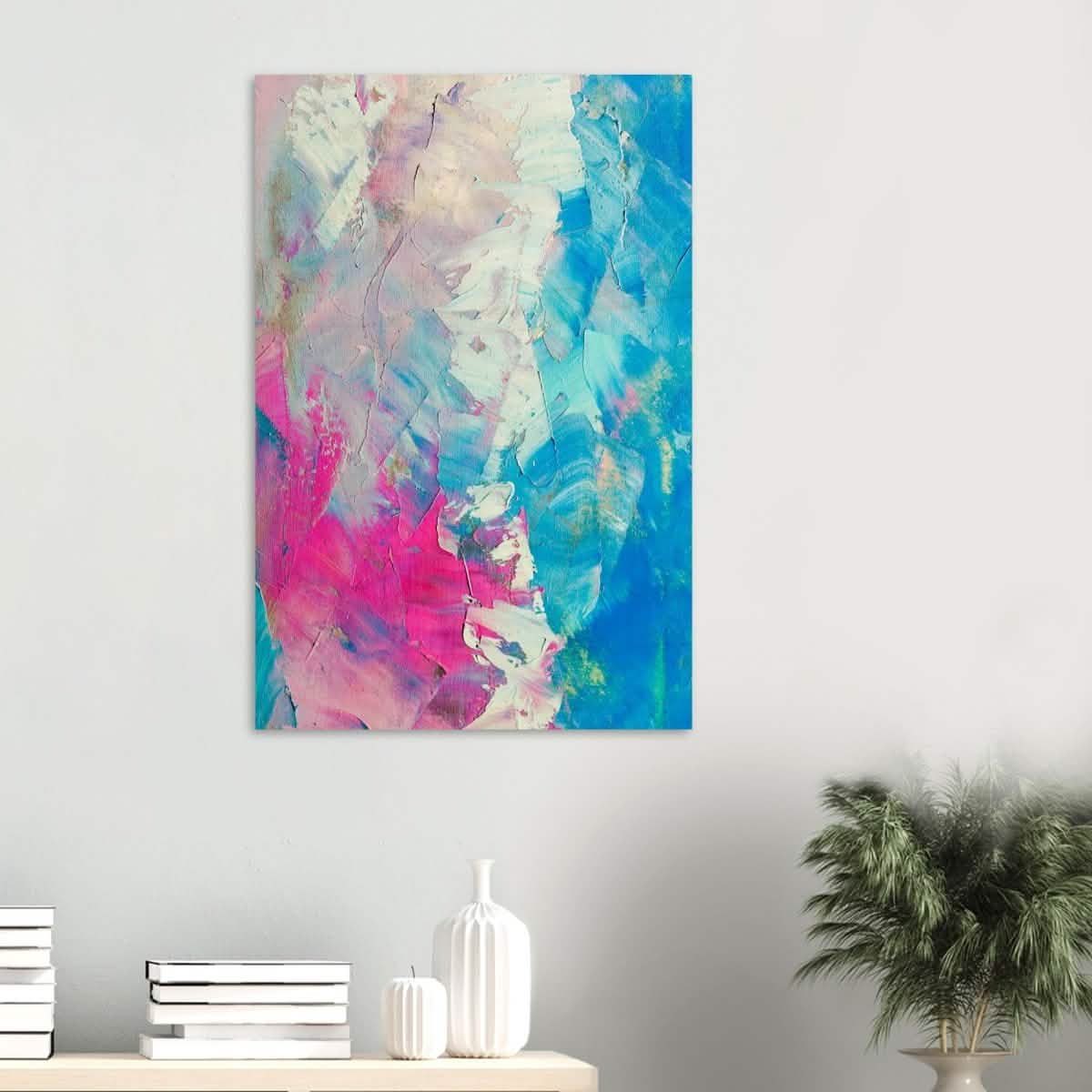 Da Vinci Abstract Modern Wall art - Wood Prints - 60x90 cm / 24x36″ - 20 mm