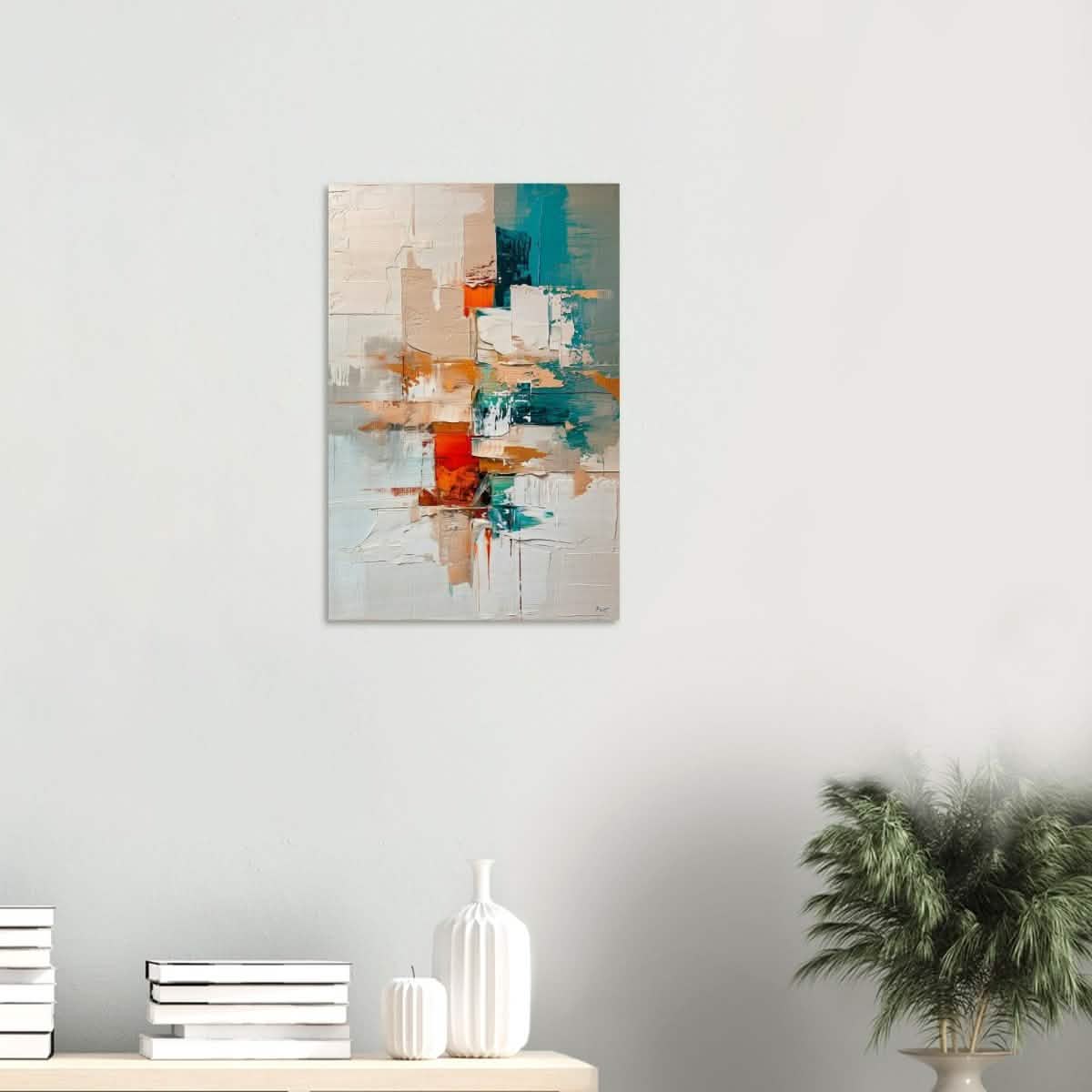 Da Vinci Abstract Modern Wall art - Wood Prints - 40x60 cm / 16x24″ - 10 mm