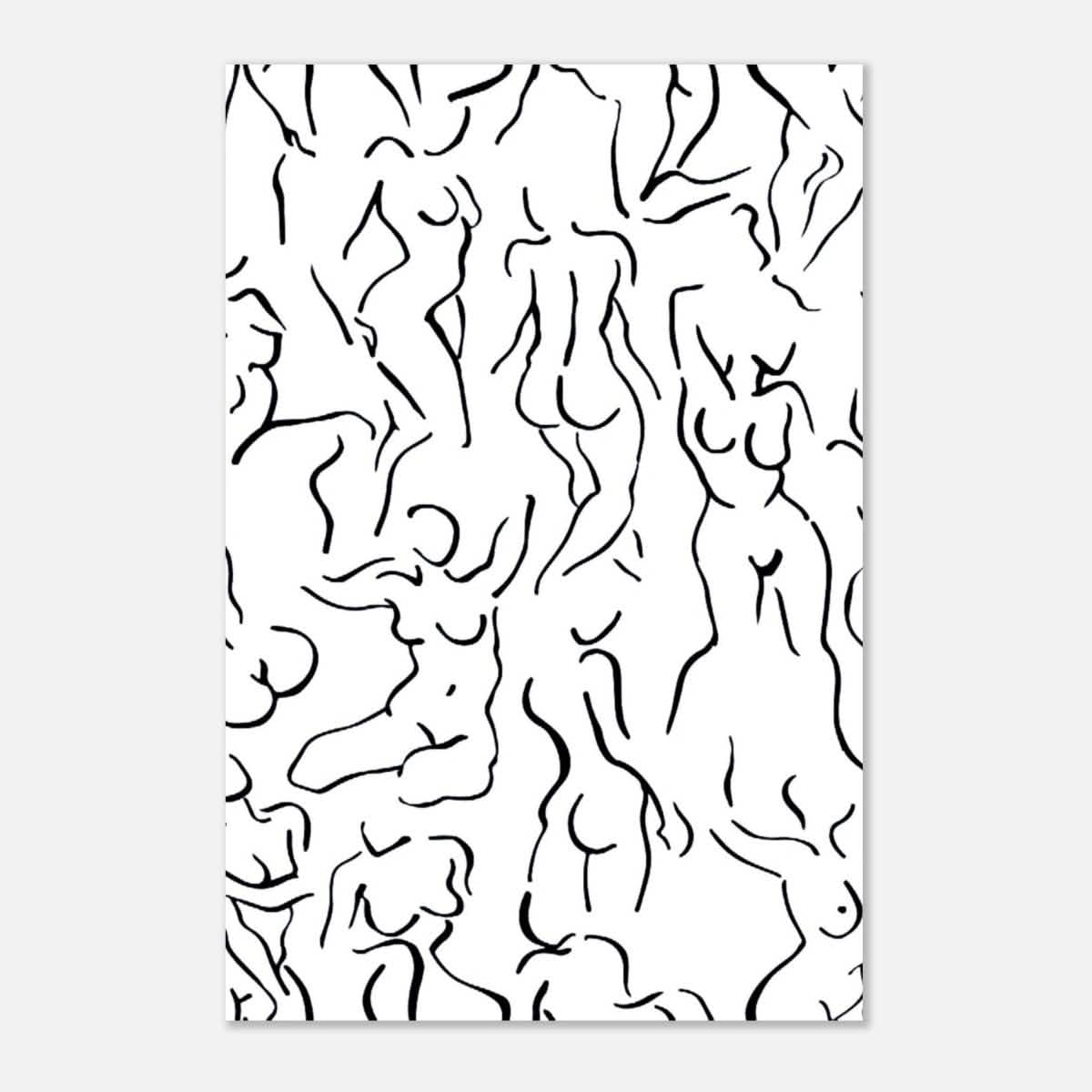 Da Vinci Abstract Modern Wall Art - Aluminum Print - 50x75 cm / 20x30″ -