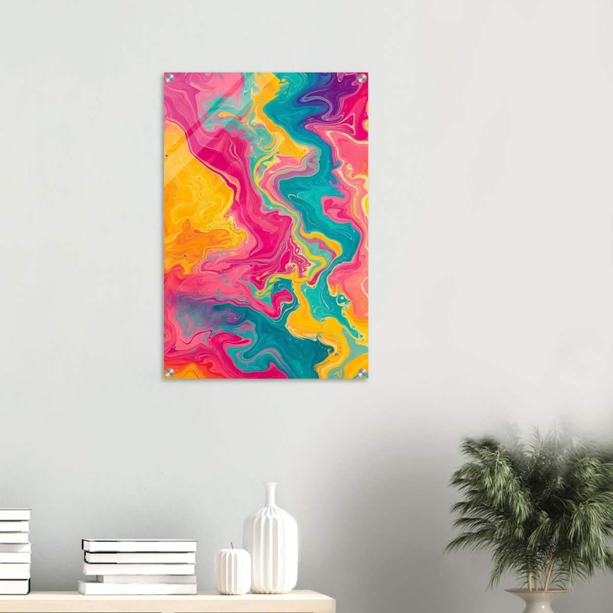 Da Vinci Abstract Modern Wall art - Acrylic Print - 50x75 cm / 20x30″ -