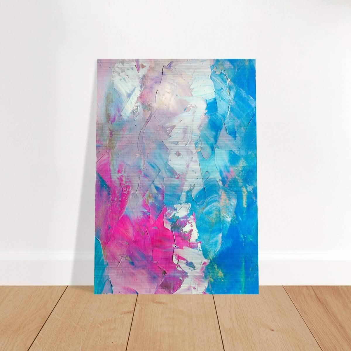 Da Vinci Abstract Modern Wall art - Brushed Aluminum Print - 70x100 cm / 28x40″ -