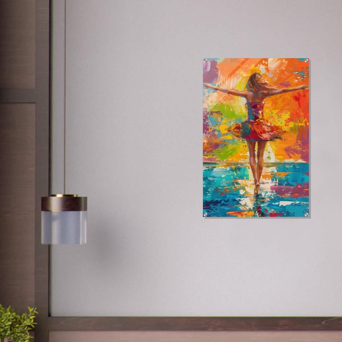 Da Vinci Abstract Modern Wall art - Acrylic Print - 60x90 cm / 24x36″ -