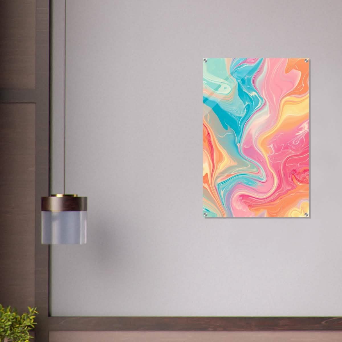 Da Vinci Abstract Modern Wall Art - Acrylic Print - 60x90 cm / 24x36″ -