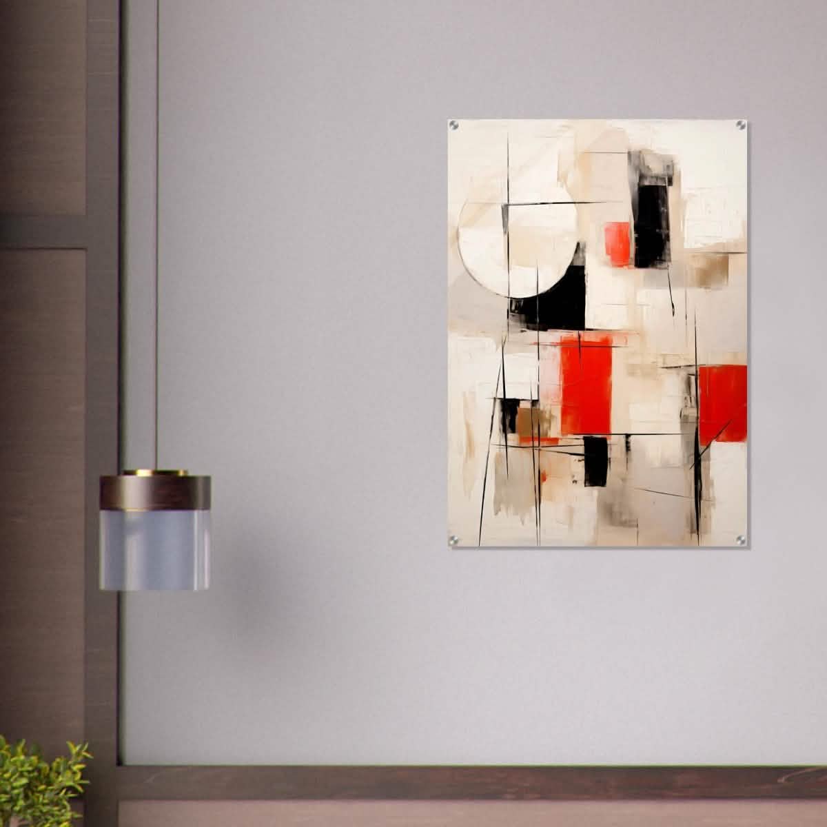 Da Vinci Abstract Modern Wall art - Acrylic Print - 70x100 cm / 28x40″ -