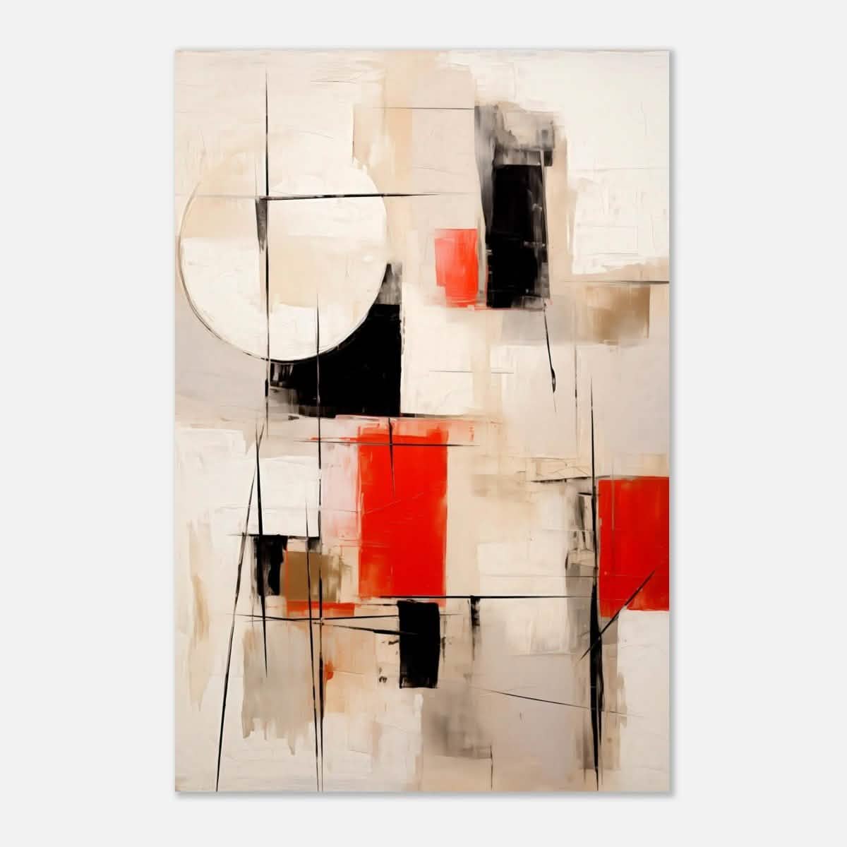 Da Vinci Abstract Modern Wall art - Aluminum Print - 60x90 cm / 24x36″ -