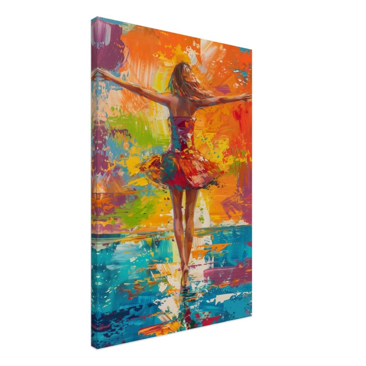 Da Vinci Abstract Modern Wall art - Canvas - 50x75 cm / 20x30″ - Slim