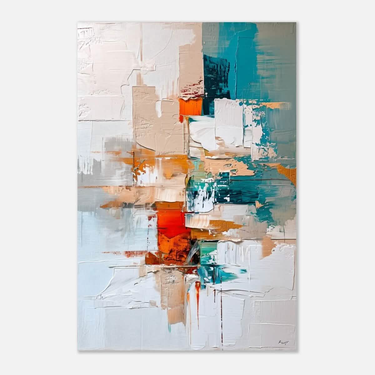 Da Vinci Abstract Modern Wall art - Aluminum Print - 40x60 cm / 16x24″ -