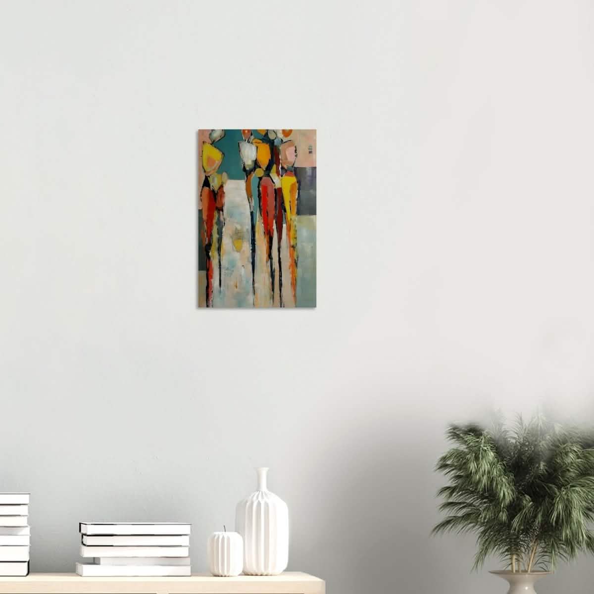 Da Vinci Abstract Modern Wall art - Wood Prints - 30x45 cm / 12x18″ - 20 mm
