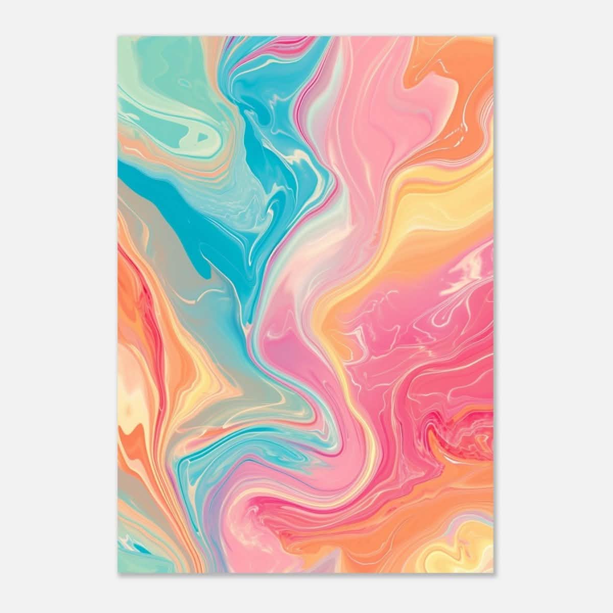 Da Vinci Abstract Modern Wall Art - Aluminum Print - 70x100 cm / 28x40″ -