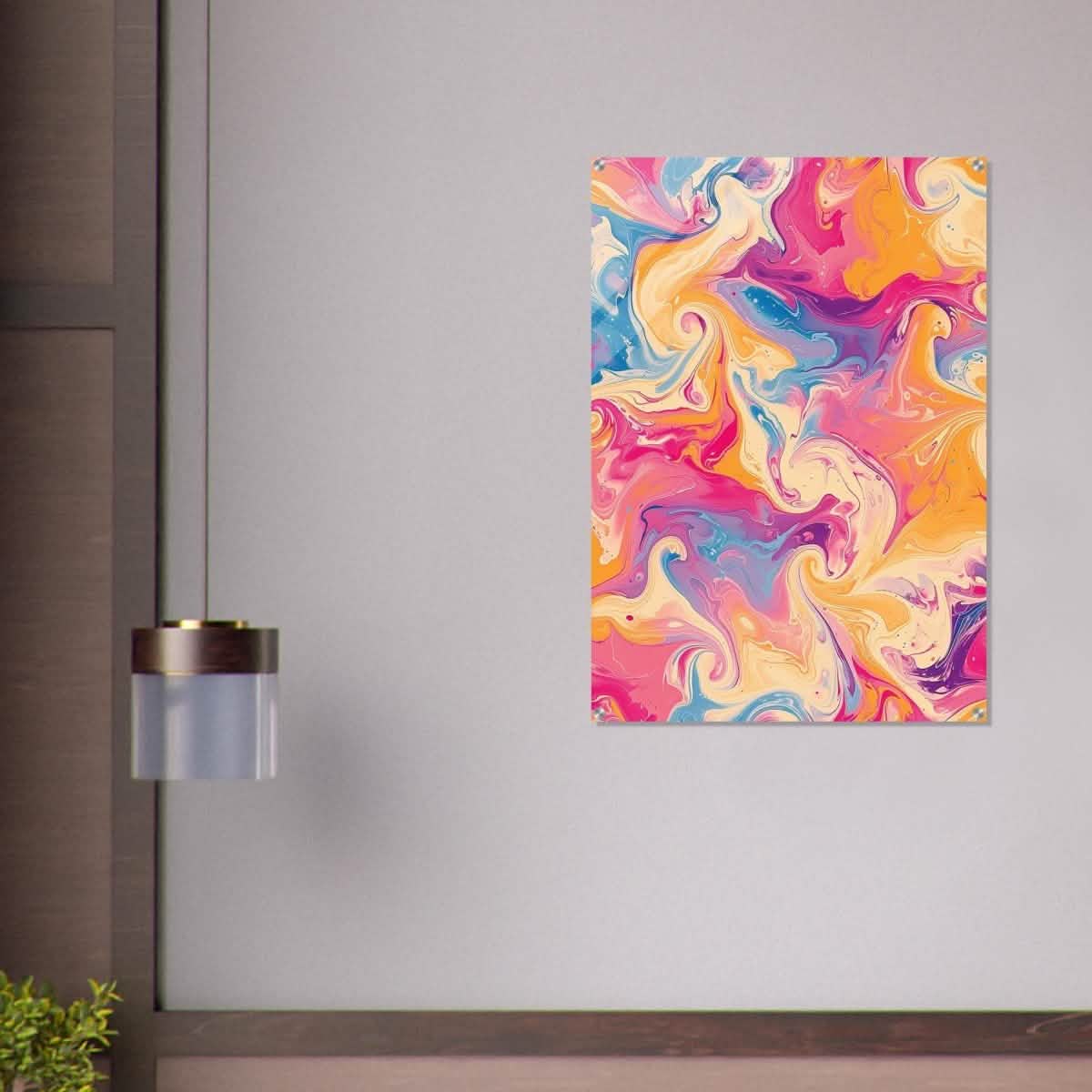 Da Vinci Abstract Modern Wall Art - Acrylic Print - 70x100 cm / 28x40″ -