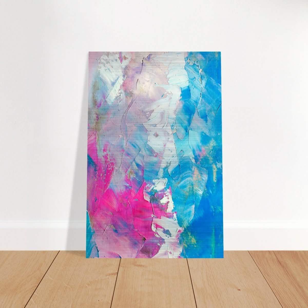 Da Vinci Abstract Modern Wall art - Brushed Aluminum Print - 60x90 cm / 24x36″ -