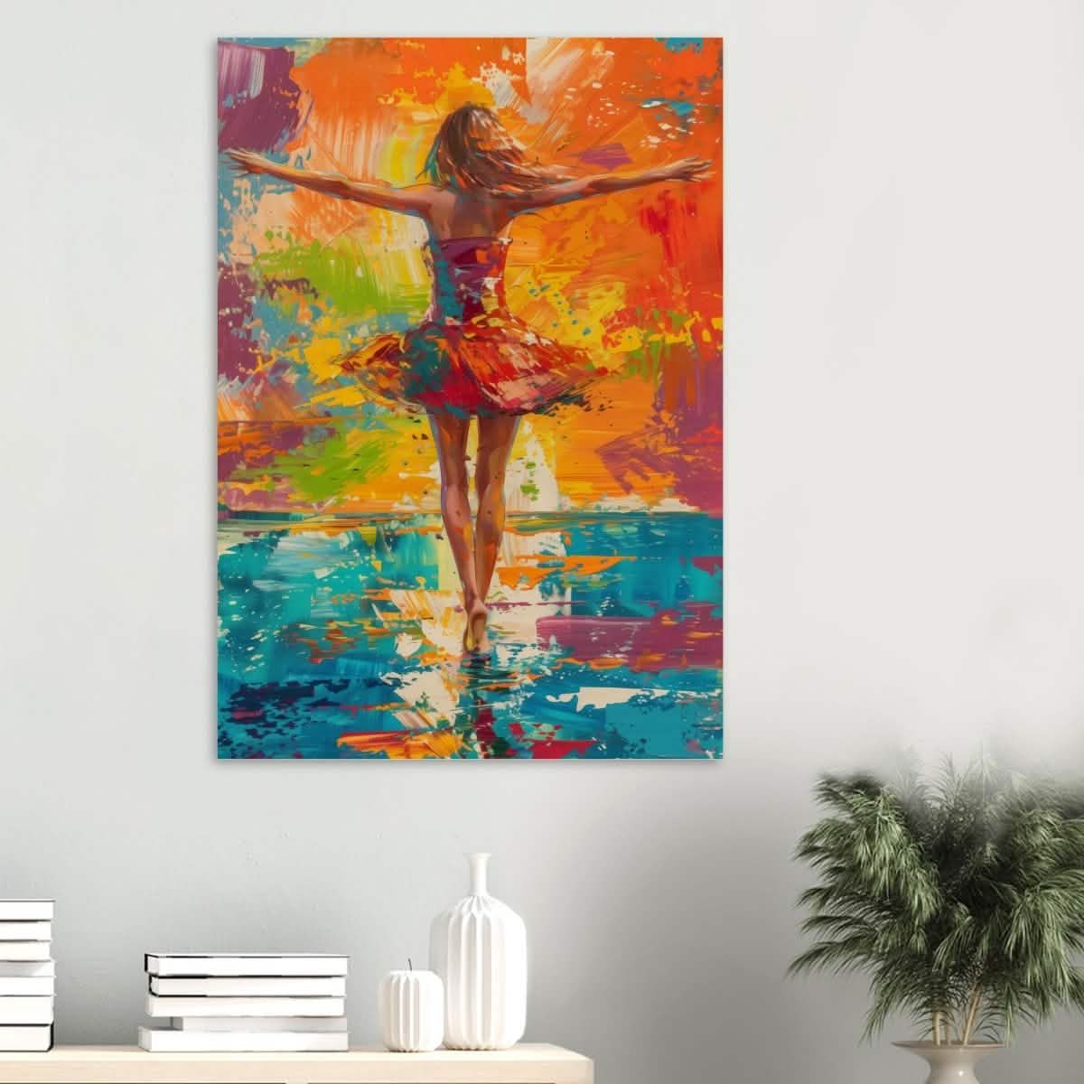 Da Vinci Abstract Modern Wall art - Wood Prints - 70x100 cm / 28x40″ - 20 mm