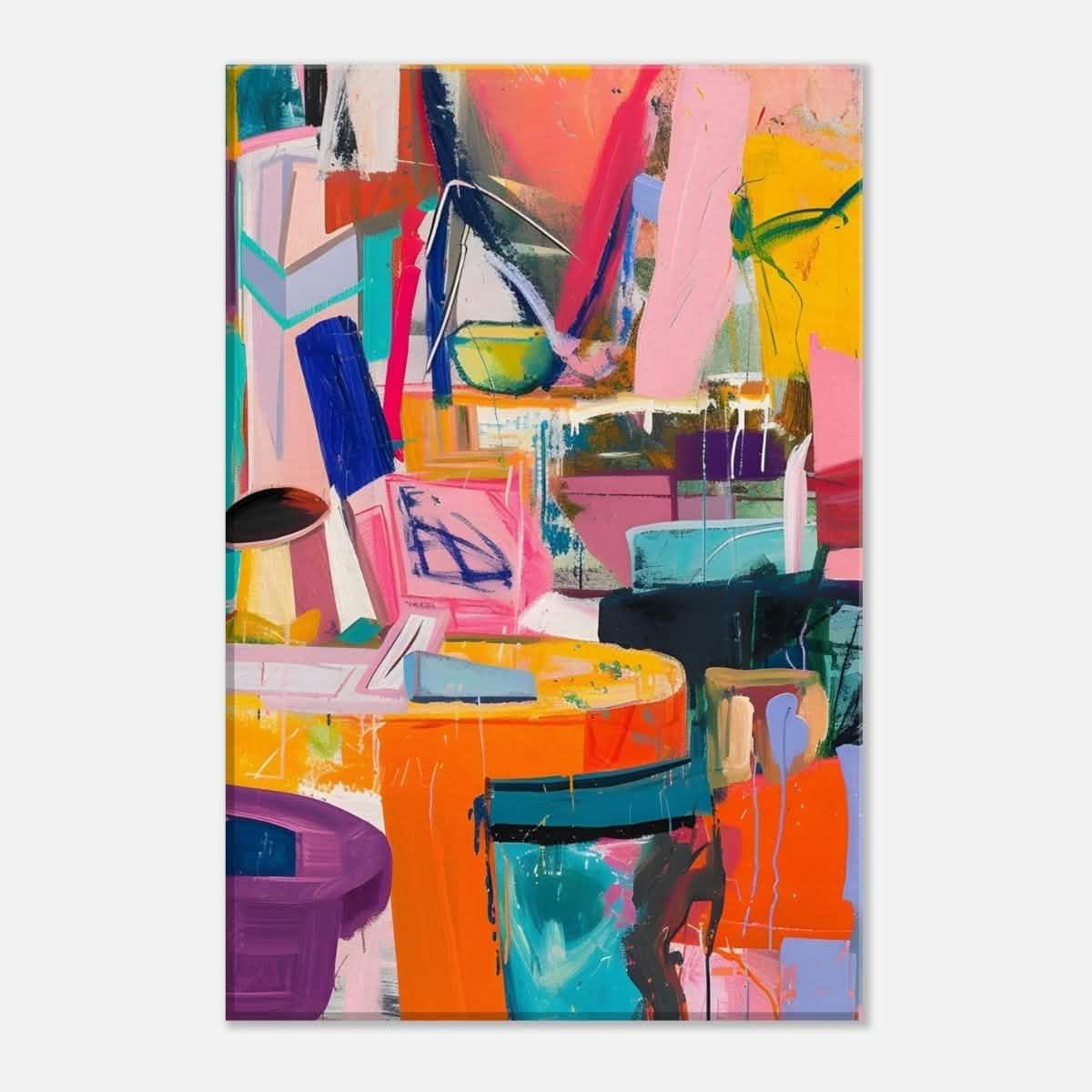 Da Vinci Abstract Modern Wall art - Canvas - 30x45 cm / 12x18″ - Thick