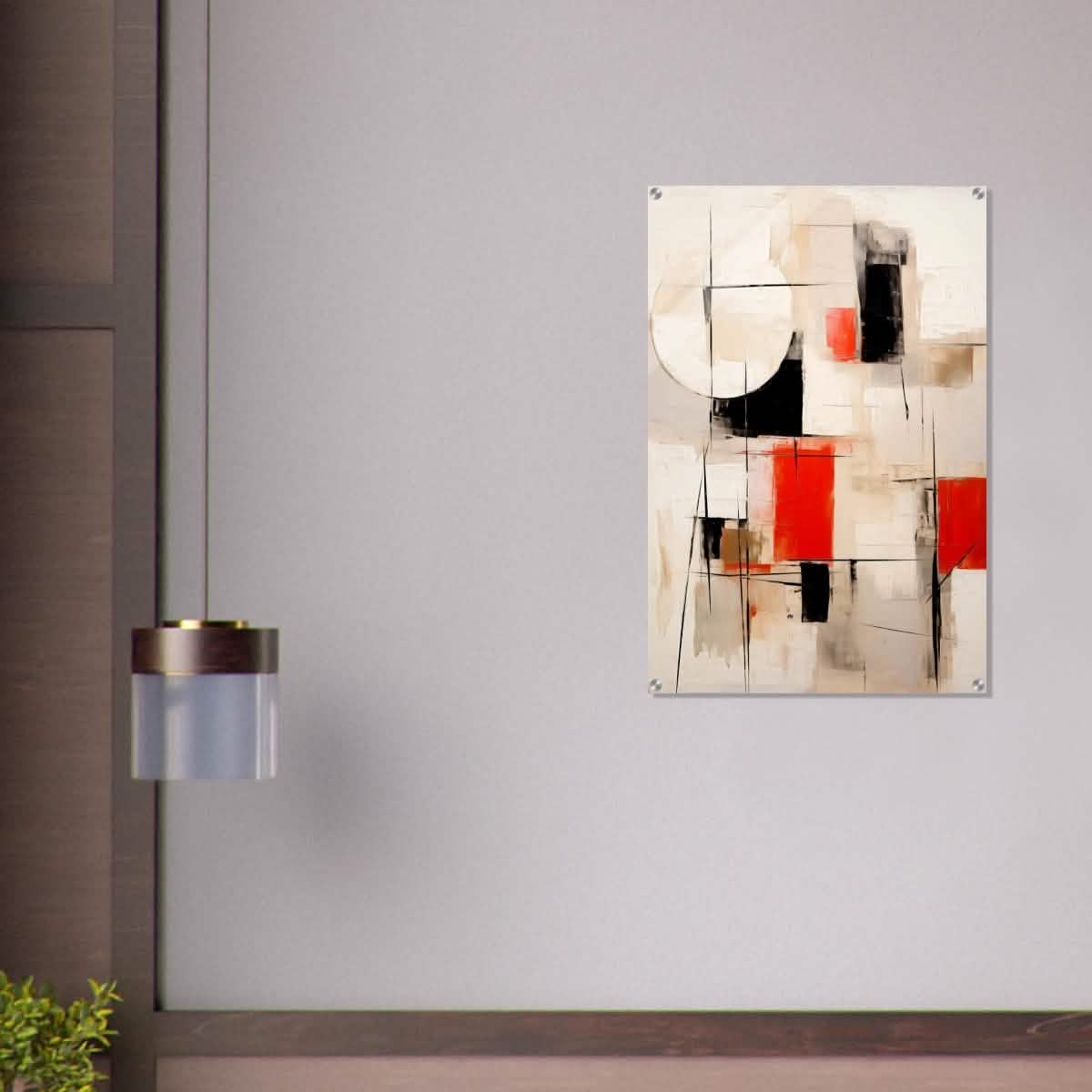 Da Vinci Abstract Modern Wall art - Acrylic Print - 60x90 cm / 24x36″ -