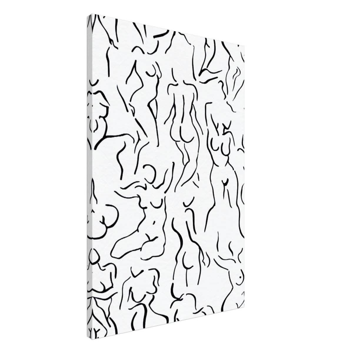 Da Vinci Abstract Modern Wall Art - Canvas - 60x90 cm / 24x36″ - Slim