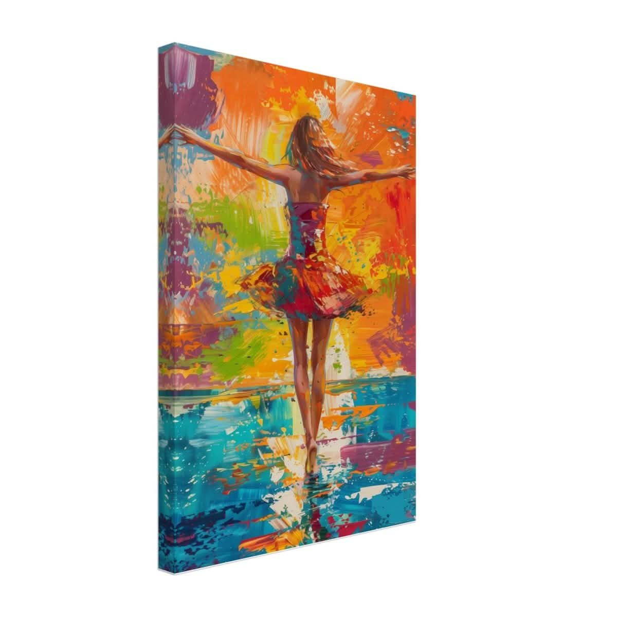 Da Vinci Abstract Modern Wall art - Canvas - 30x45 cm / 12x18″ - Slim