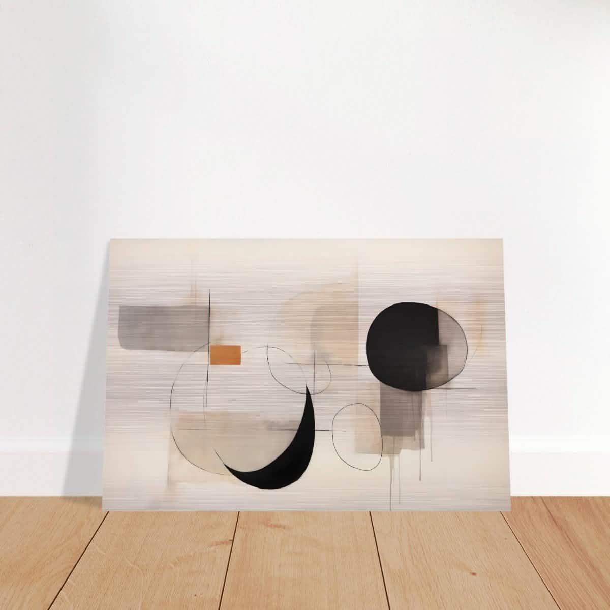 Da Vinci Abstract Modern Wall art - Brushed Aluminum Print - 50x75 cm / 20x30″ -