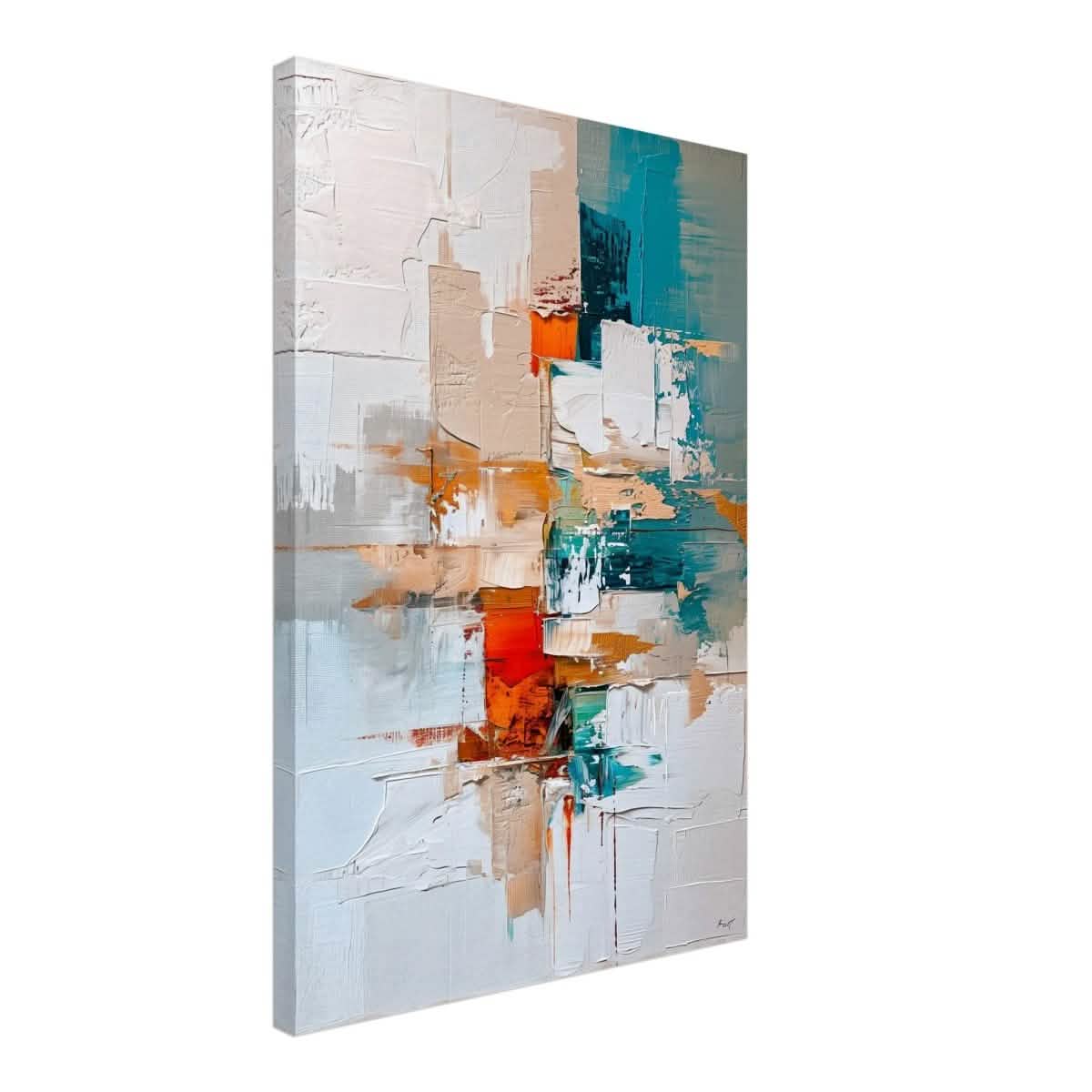 Da Vinci Abstract Modern Wall art - Canvas - 50x75 cm / 20x30″ - Thick