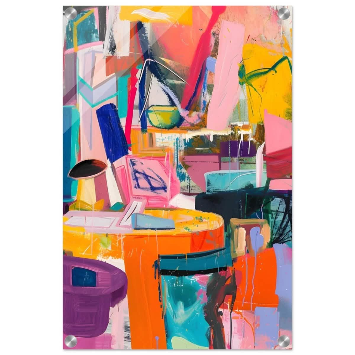 Da Vinci Abstract Modern Wall art - Acrylic Print - 40x60 cm / 16x24″ -