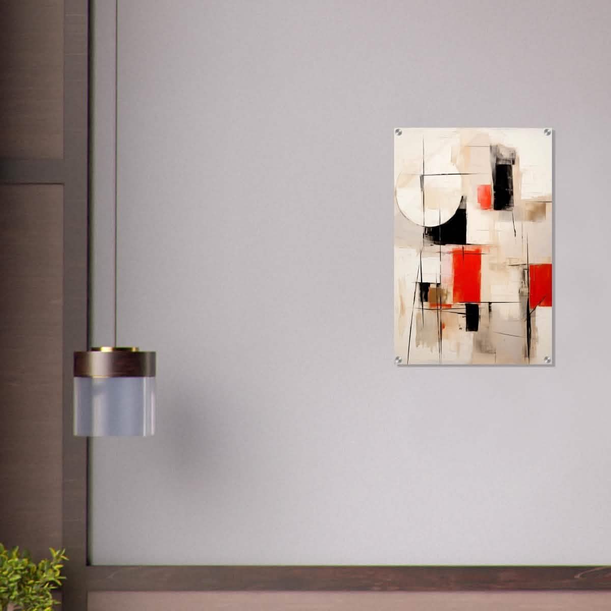 Da Vinci Abstract Modern Wall art - Acrylic Print - 50x75 cm / 20x30″ -