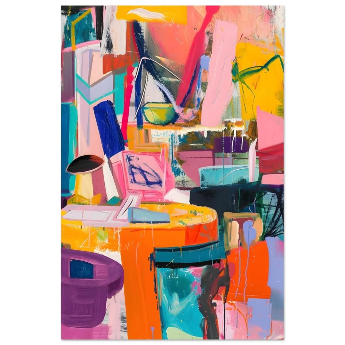 Da Vinci Abstract Modern Wall art - Aluminum Print - 40x60 cm / 16x24″ -