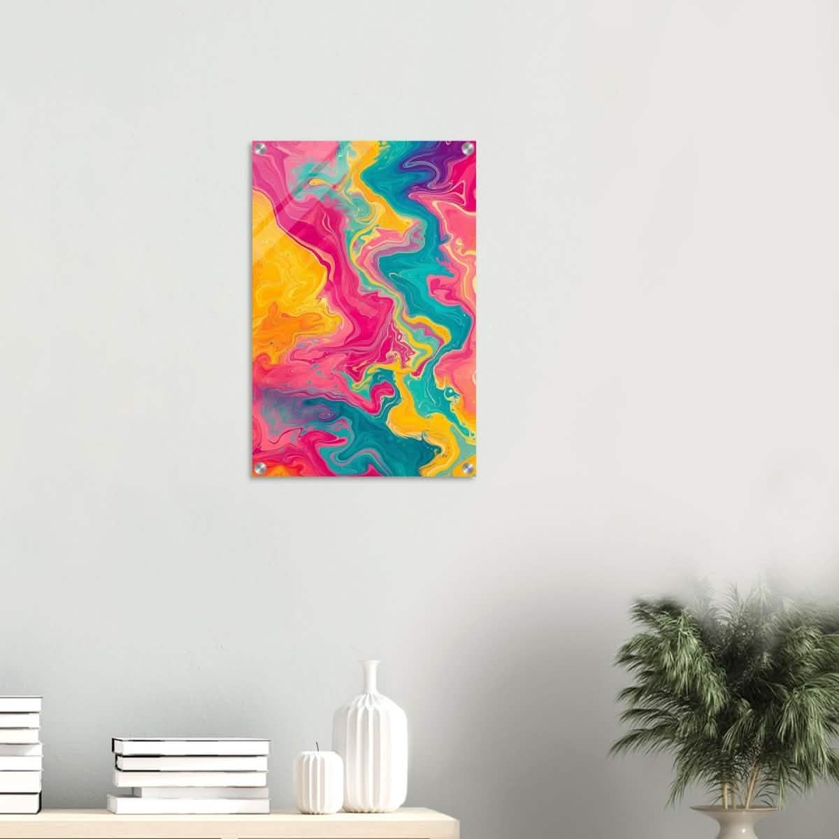 Da Vinci Abstract Modern Wall art - Acrylic Print - 40x60 cm / 16x24″ -